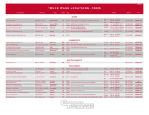 Truck Wash Locations